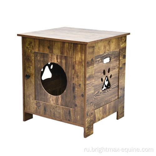 Роскошная современная кошачья мебель деревянная ящик для мусора